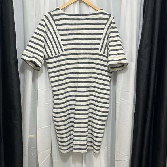 Banana Republic Blue Striped Dress with Pockets a261 - Picture 4 of 4